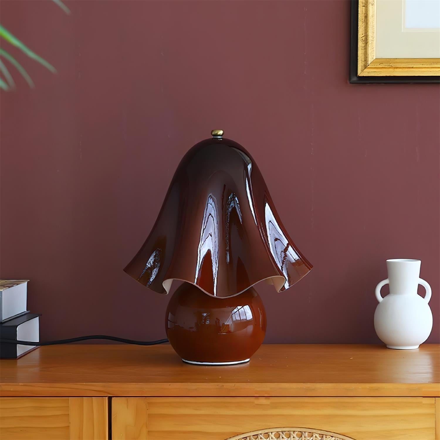 Musa Table Lamp Sculptural Bell Flower Bedroom