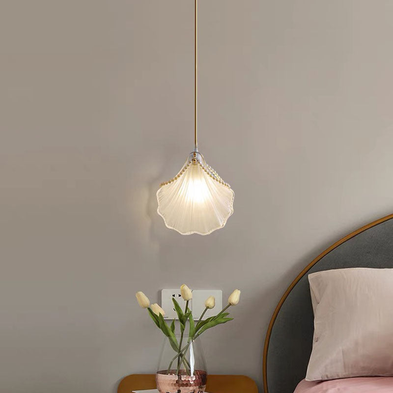 Kristy Art Deco Pearl Shell Acrylic Pendant Light - Letslighting