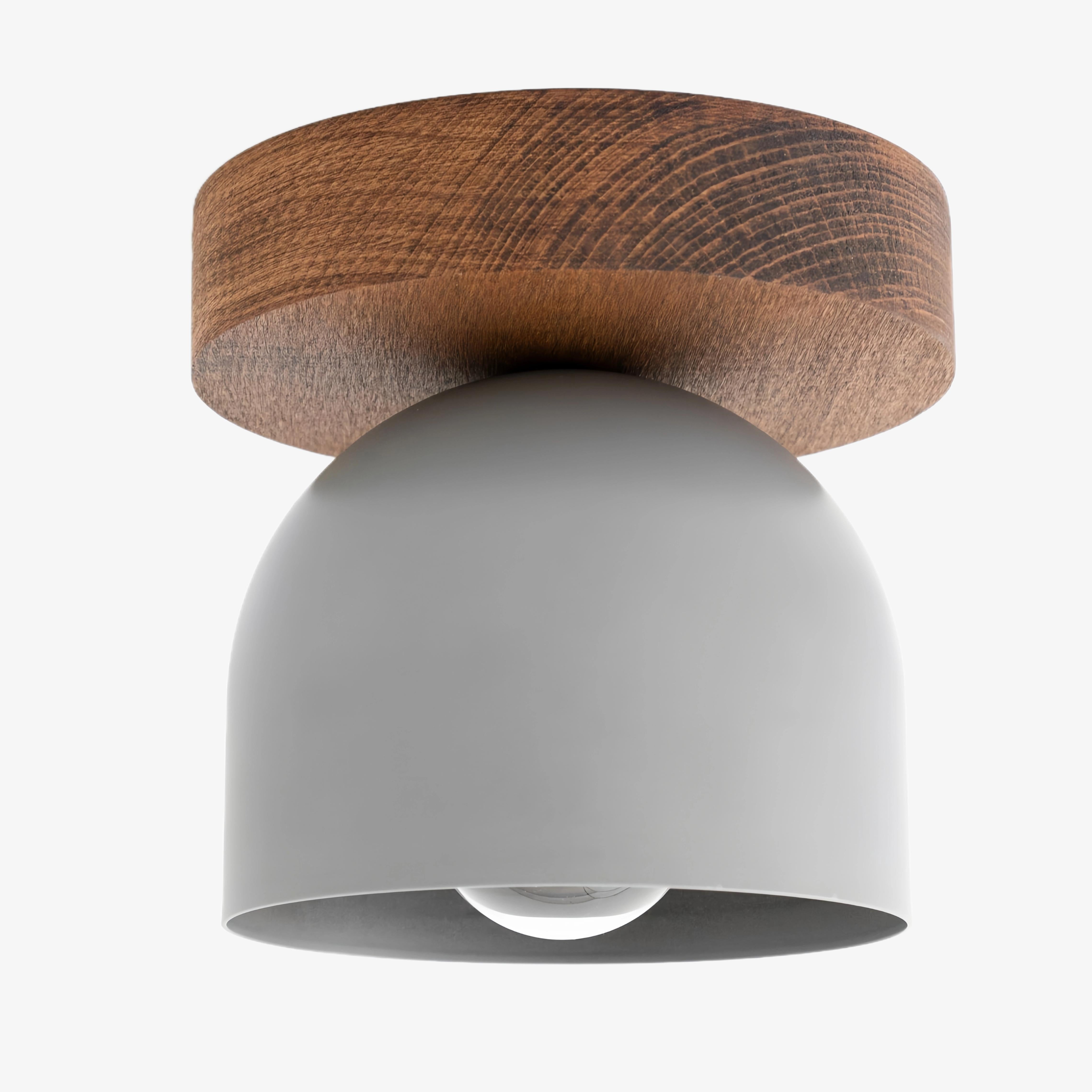 Chroma Ceiling Light Wood Metal Fixture