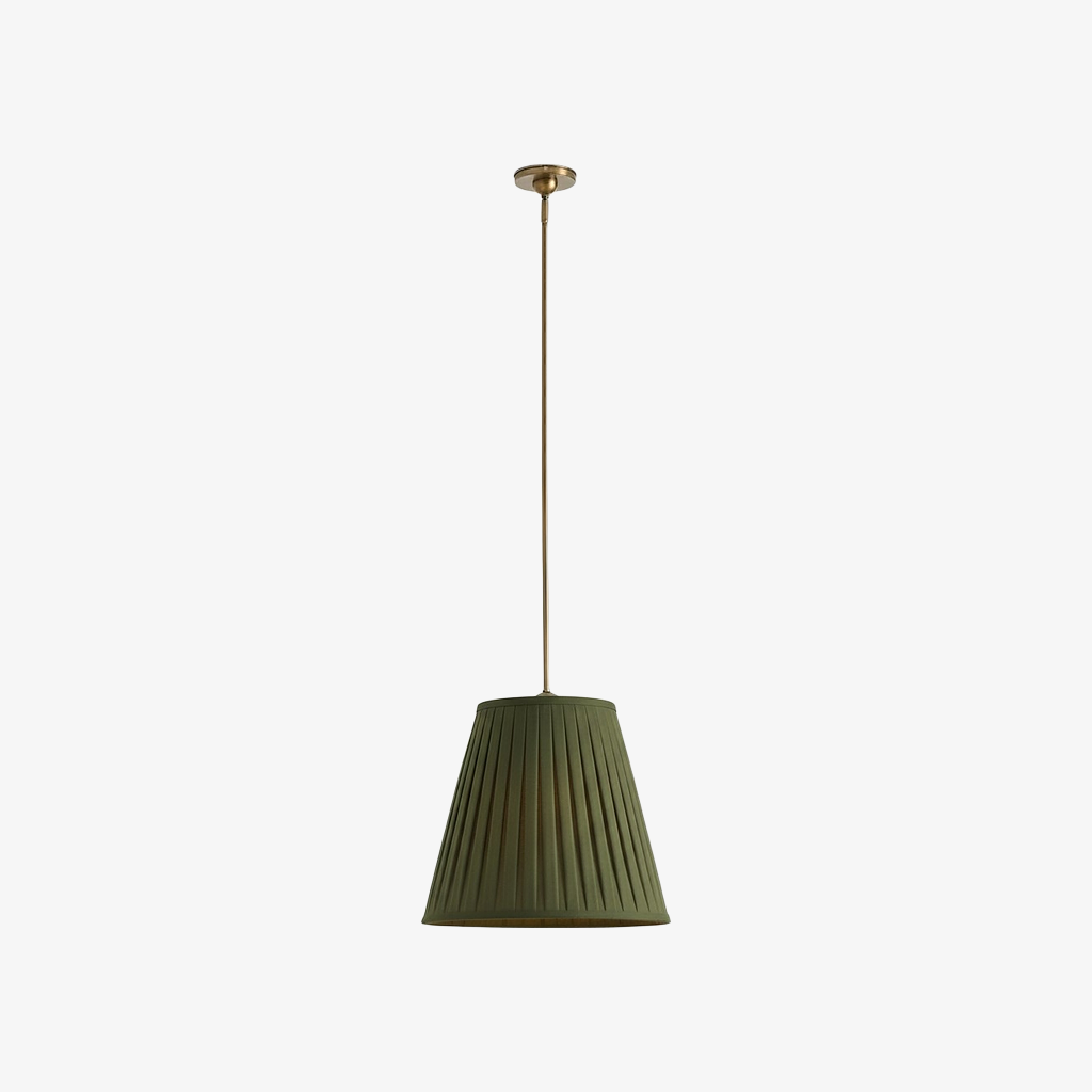 Grace Fabric Pleated Shade Pendant Light