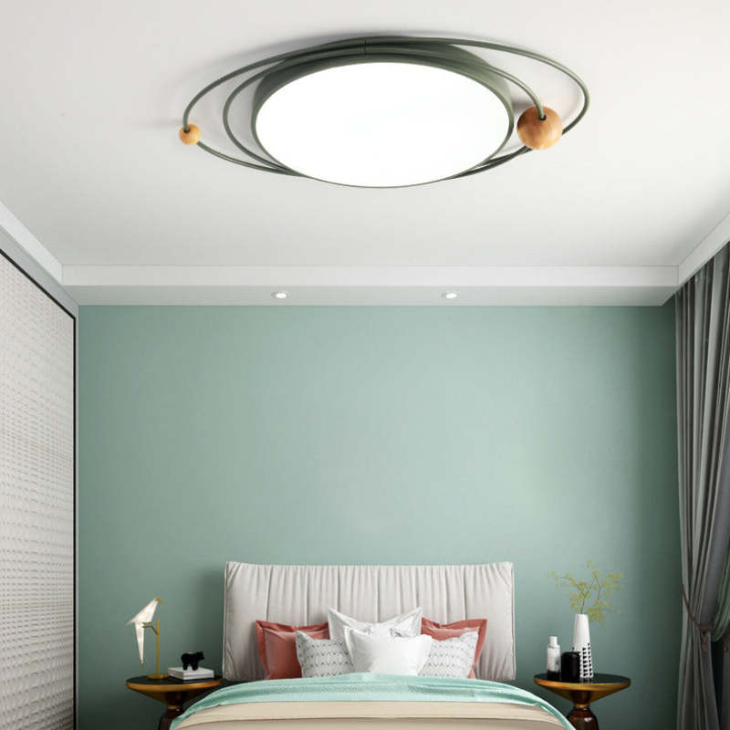 Arisha Modern Ceiling Light LED Wood Living Room - Letslighting