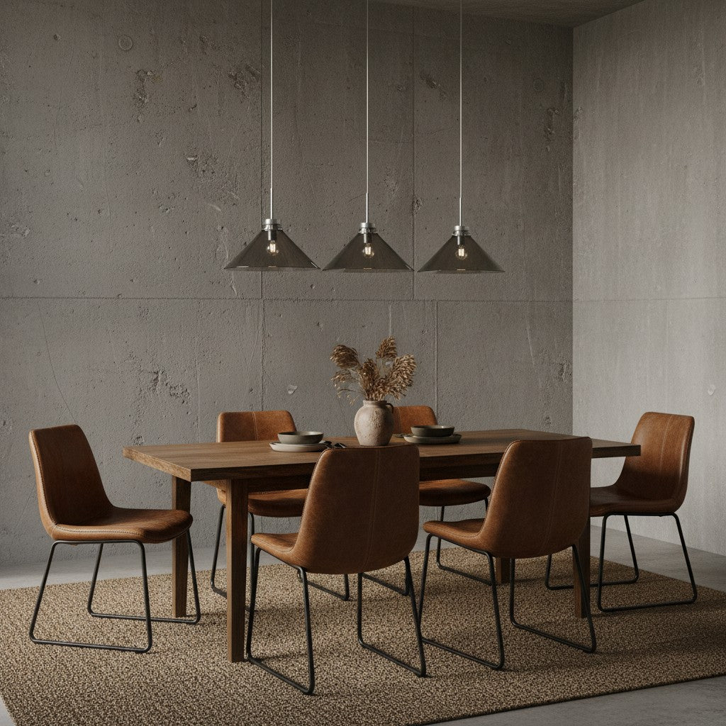 Grange Pendant Light Metal&Glass