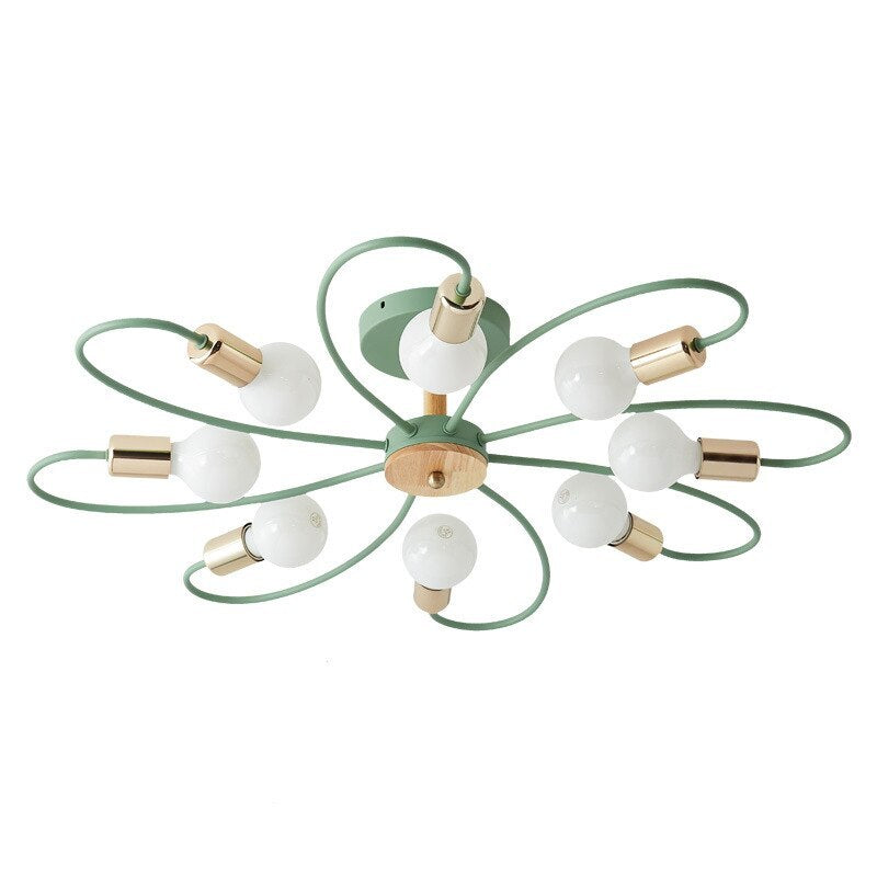 Arisha Elegant Glass Flush Mount Ceiling Light - Letslighting