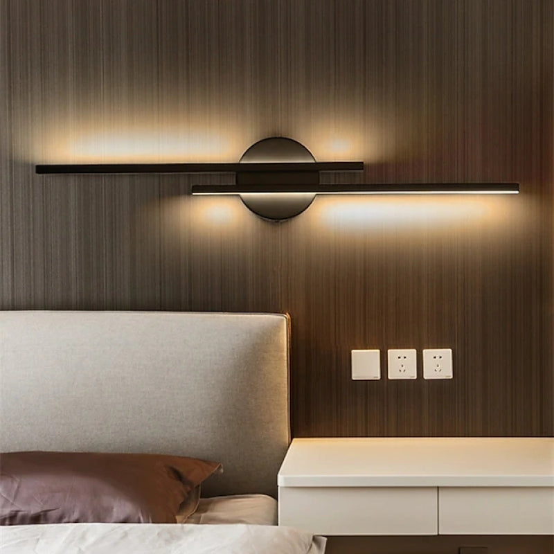Arisha Modern Nordic Linear LED Indoor Wall Lamp Silikon Bedroom Living Room - Letslighting