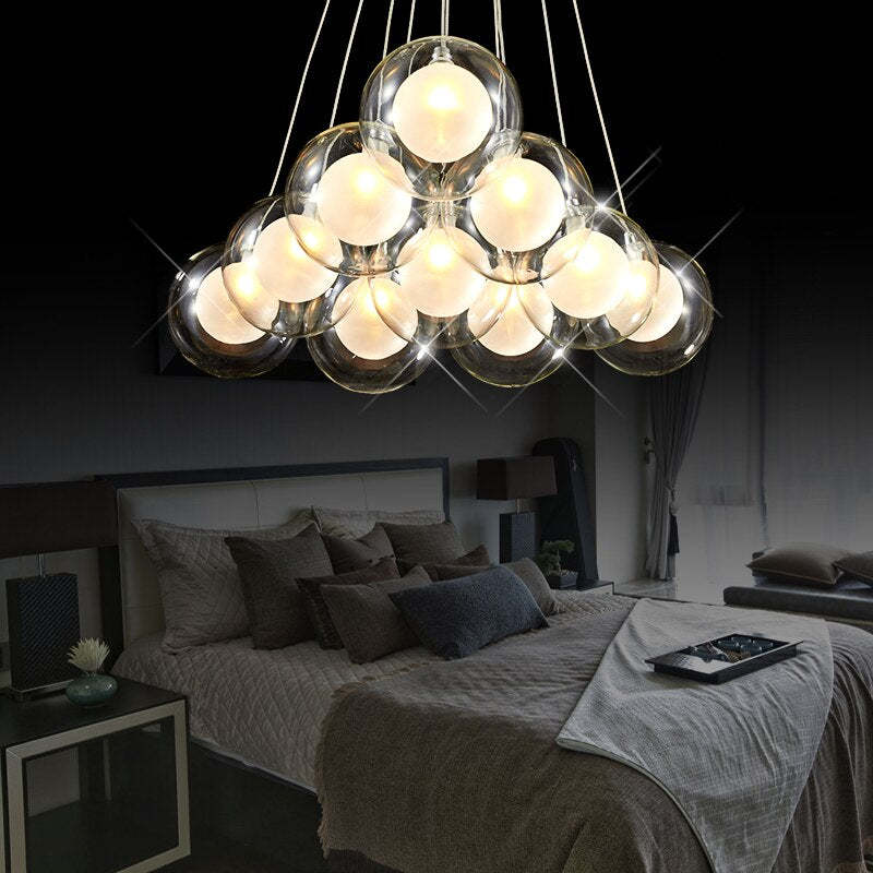 Valentina Modern Bubble Acylic Pendant Light, 5 Style