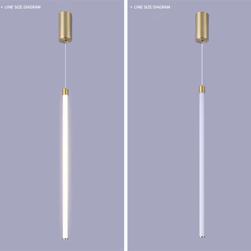 Arisha Pendant Light Linear Modern Minimalist Acrylic Living Room