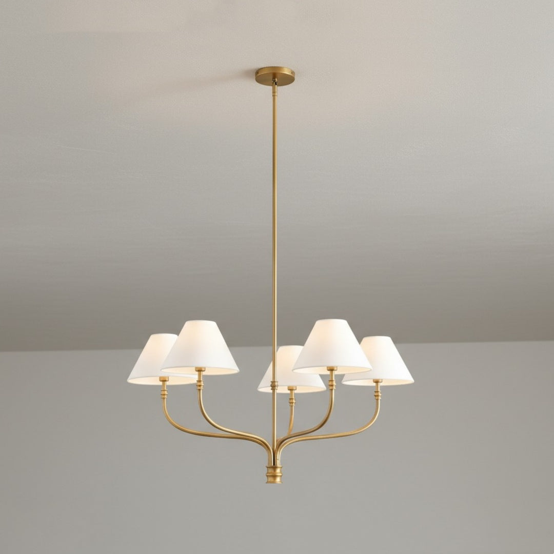 Verge Multi-light Fabric Chandelier