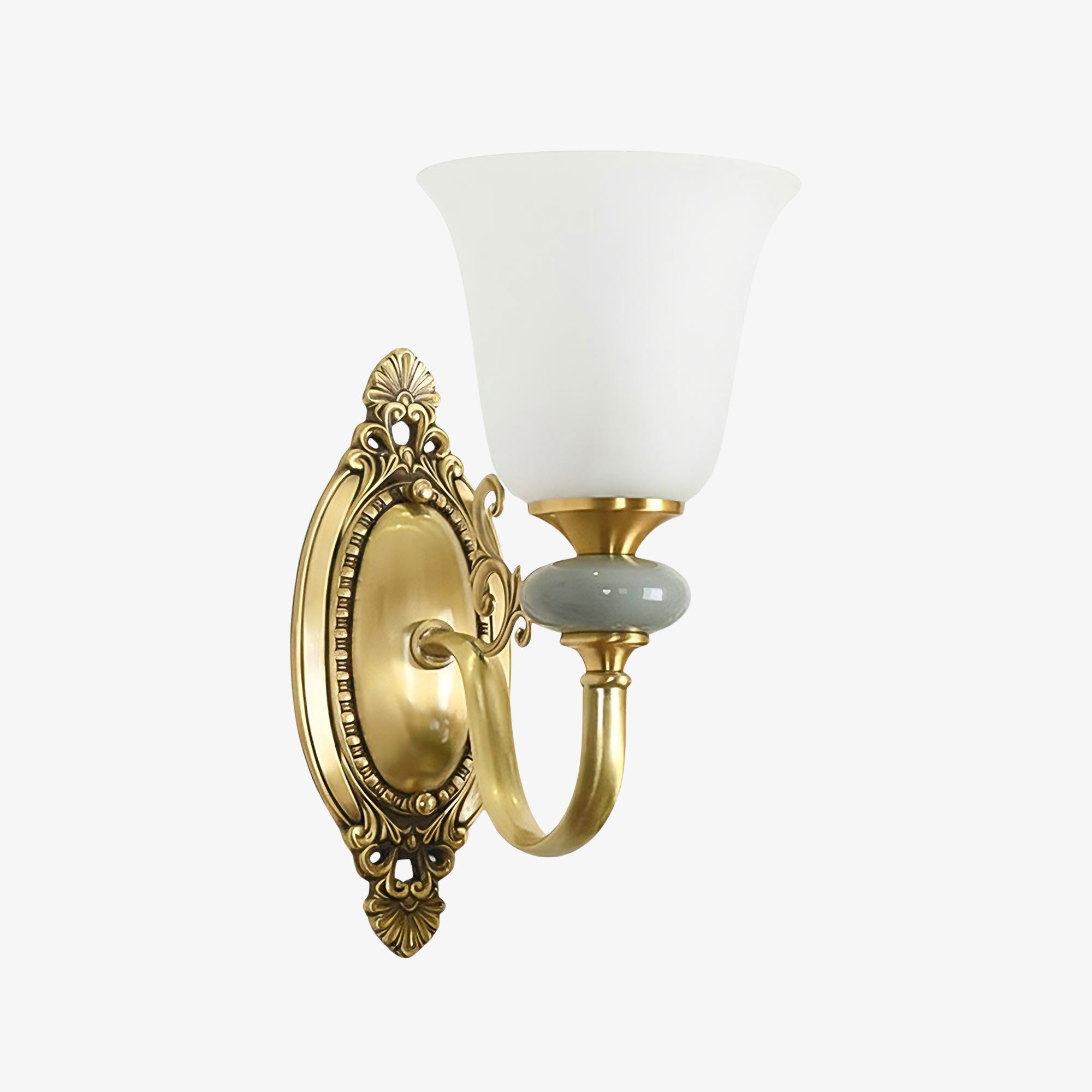 Lodge Wall Lamp Ceramic&Fabric&Metal