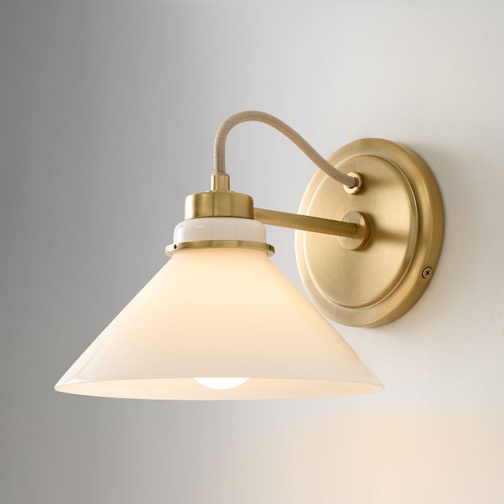 Grange Wall Lamp Metal&Glass