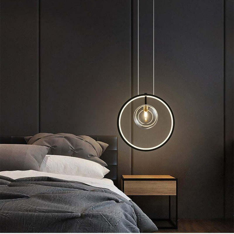 Nordic Glass Bubbles LED Modern Pendant Light For Dining Room