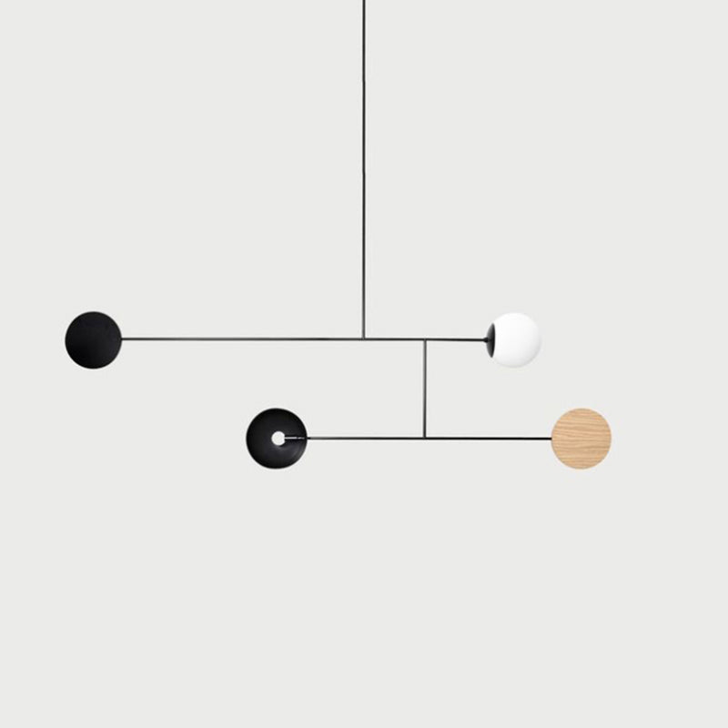 Avi Minimalist Round Led Pendant Light, Living Room - Letslighting