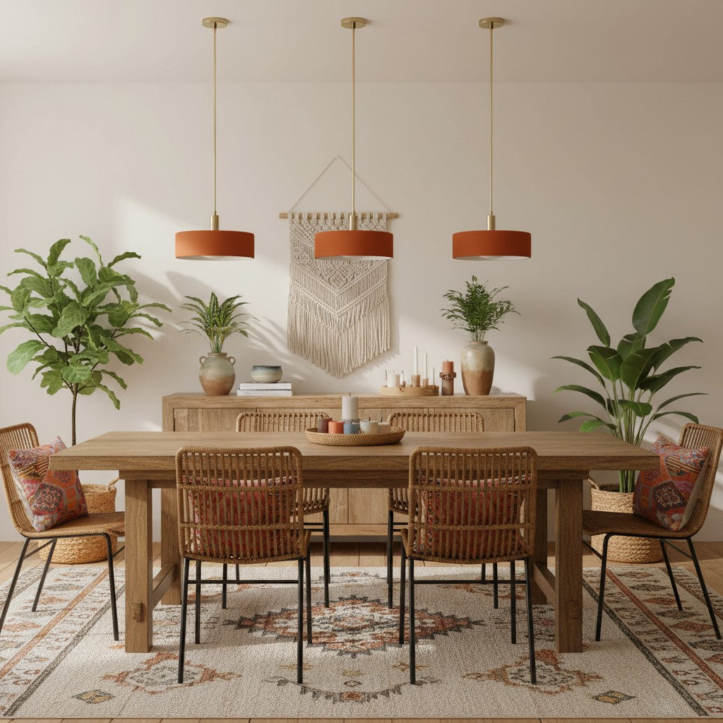 Kiln Single Pendant Lights for Kitchen Porcelain