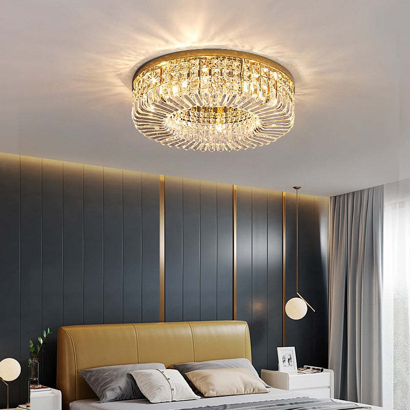 Kristy Luxury Flush Mount /Crystal Ceiling Light - Letslighting