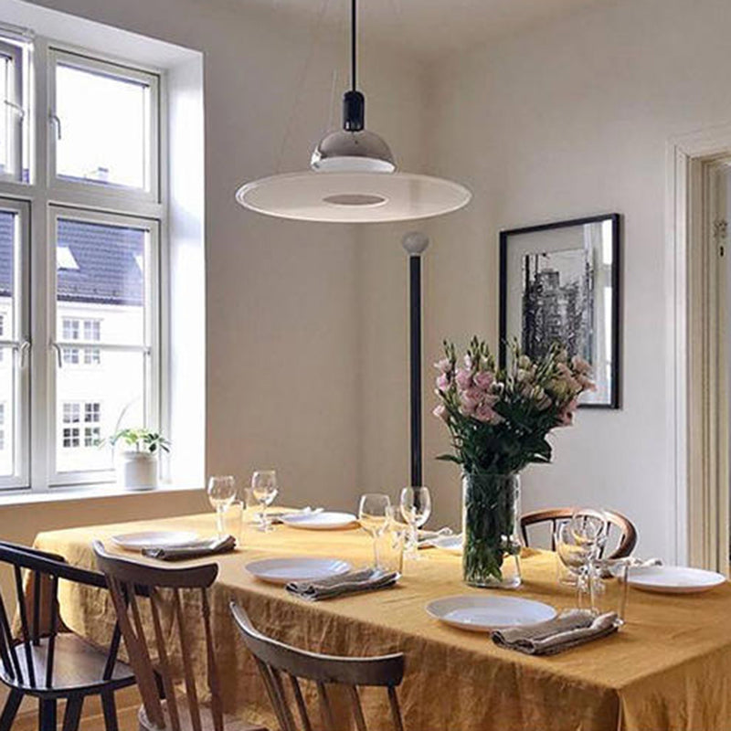 Arisha Modern Minimalist Nordic Bell Metal Acrylic Pendant Light