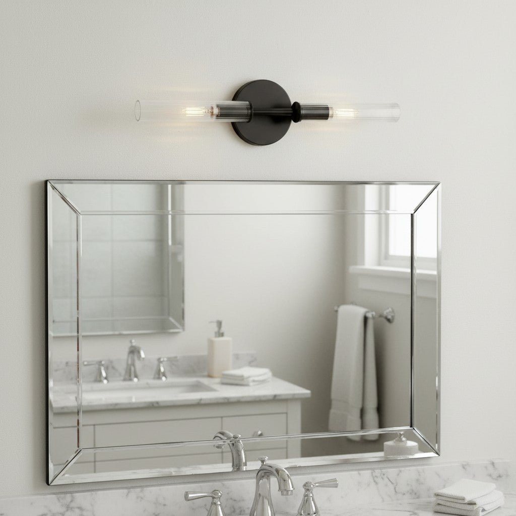 Haze 1 Head Glass Wall Sconce