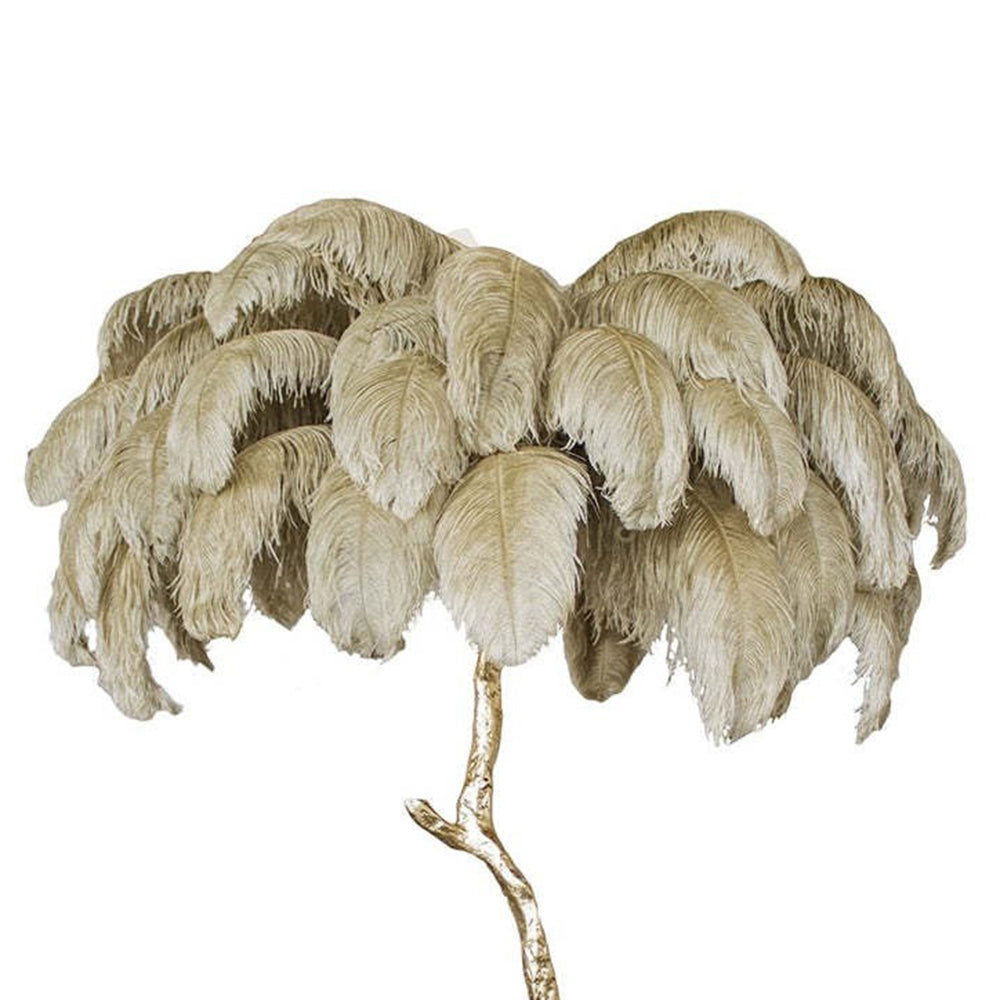 O'Moore Nordic Luxury Unique Ostrich Feather Floor Lamp/Table Lamp - Letslighting