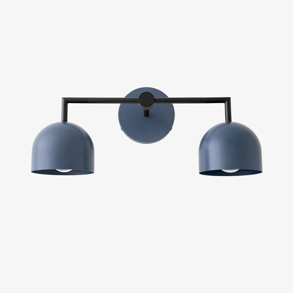 Chroma Brass White Wall Light Contemporary Living Room