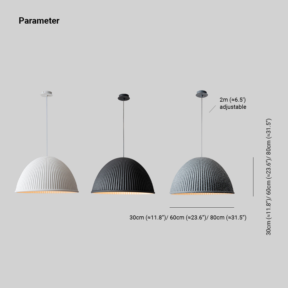 Valentina Modern Semi Resin Pendant Light