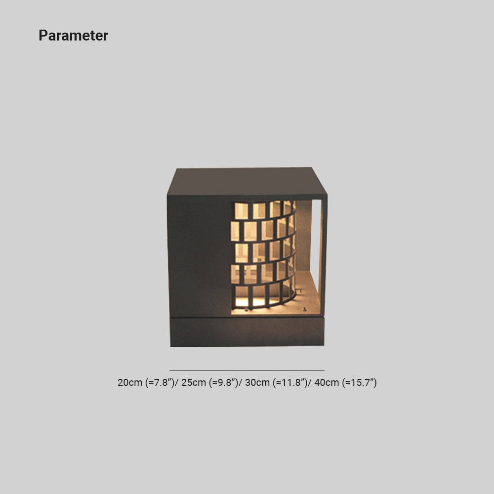 Ray Modern Pattern Metal Acrylic Outdoor Table Lamps