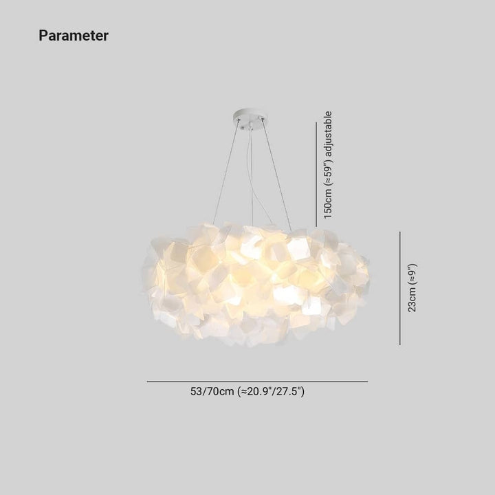 Arisha Modern Decorative Flower Acrylic Pendant Light - Letslighting