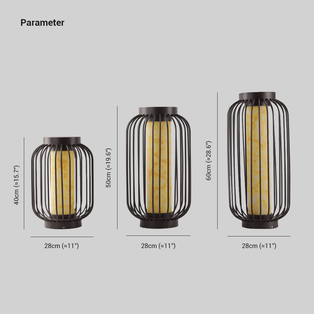 Ray Lantern Solar Rechargeable Outdoor Floor Lamp