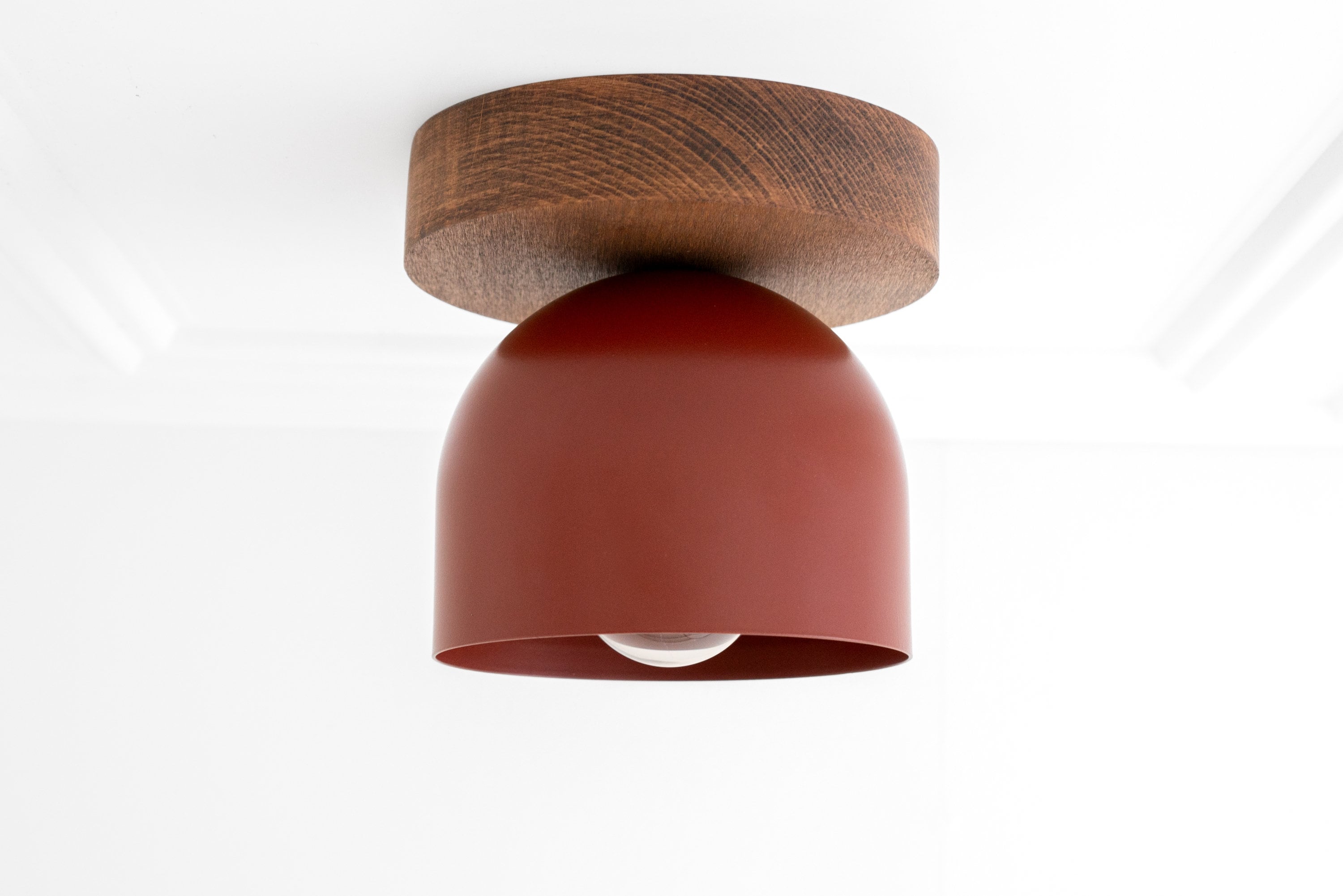 Chroma Ceiling Light Wood Metal Fixture