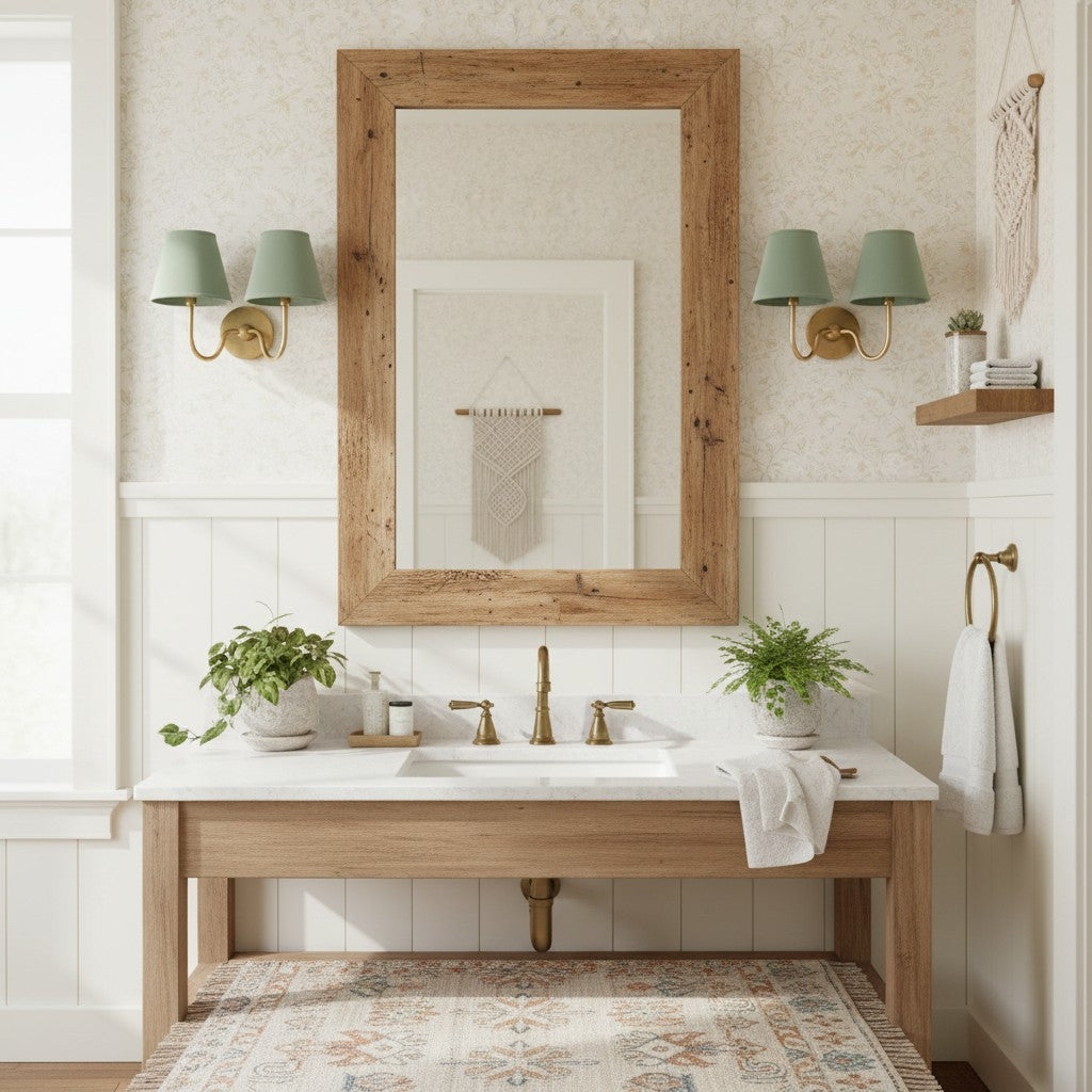 Grace Brass Linen Wall Lamp