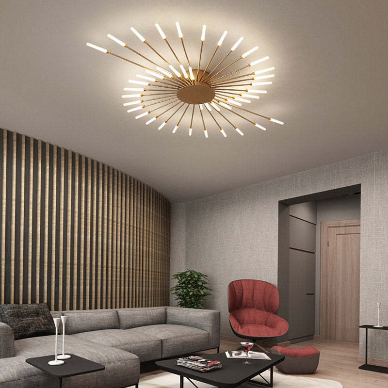 Arisha Fireworks Flush-Mount Ceiling Light Living Room - Letslighting
