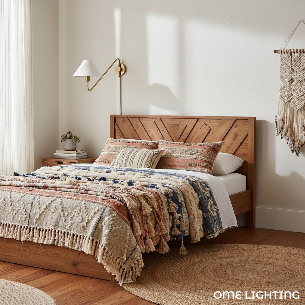 Vector Wall Lamp Brass&Fabric Plug-in