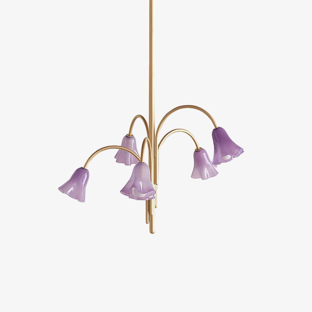 Musa Arched Arm Floral Chandelier Romantic Bedroom