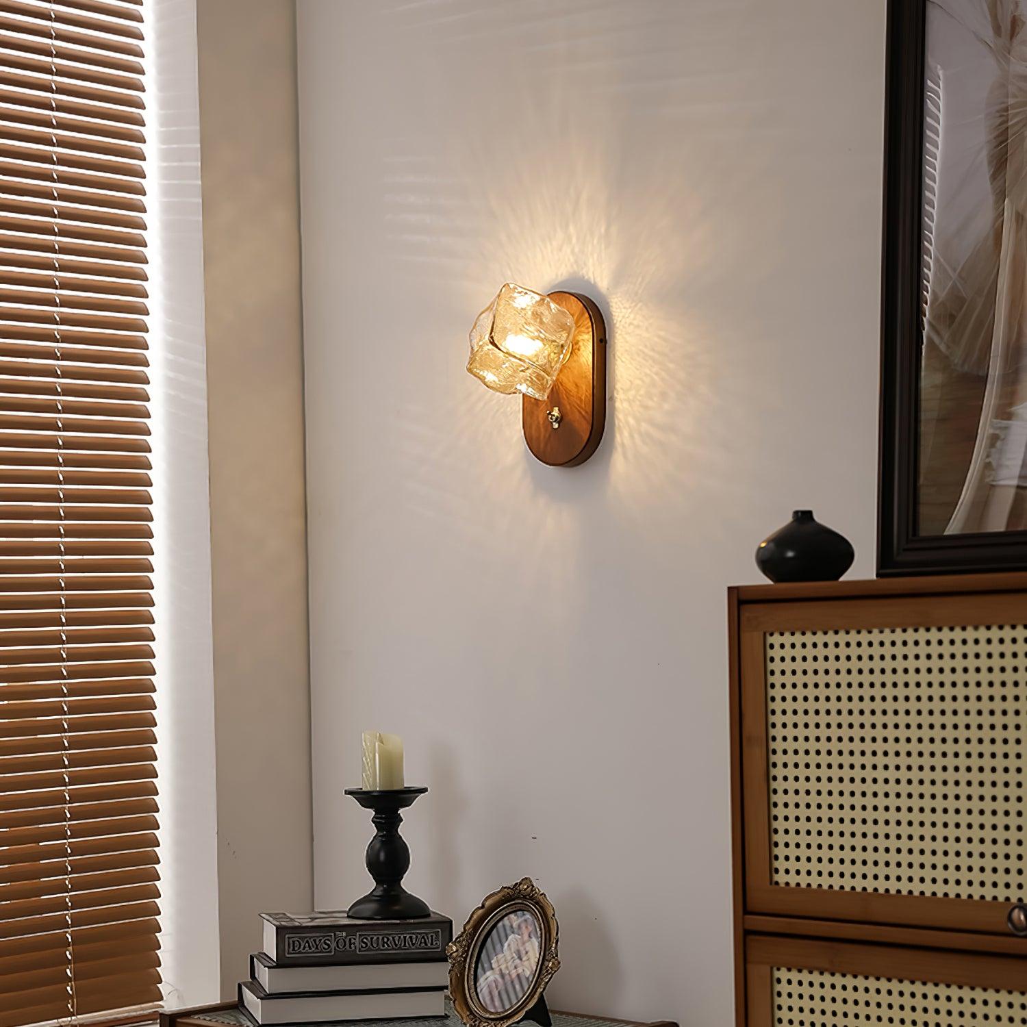 Ice Wall Lamp Cubes Faceted Cube - Letslighting
