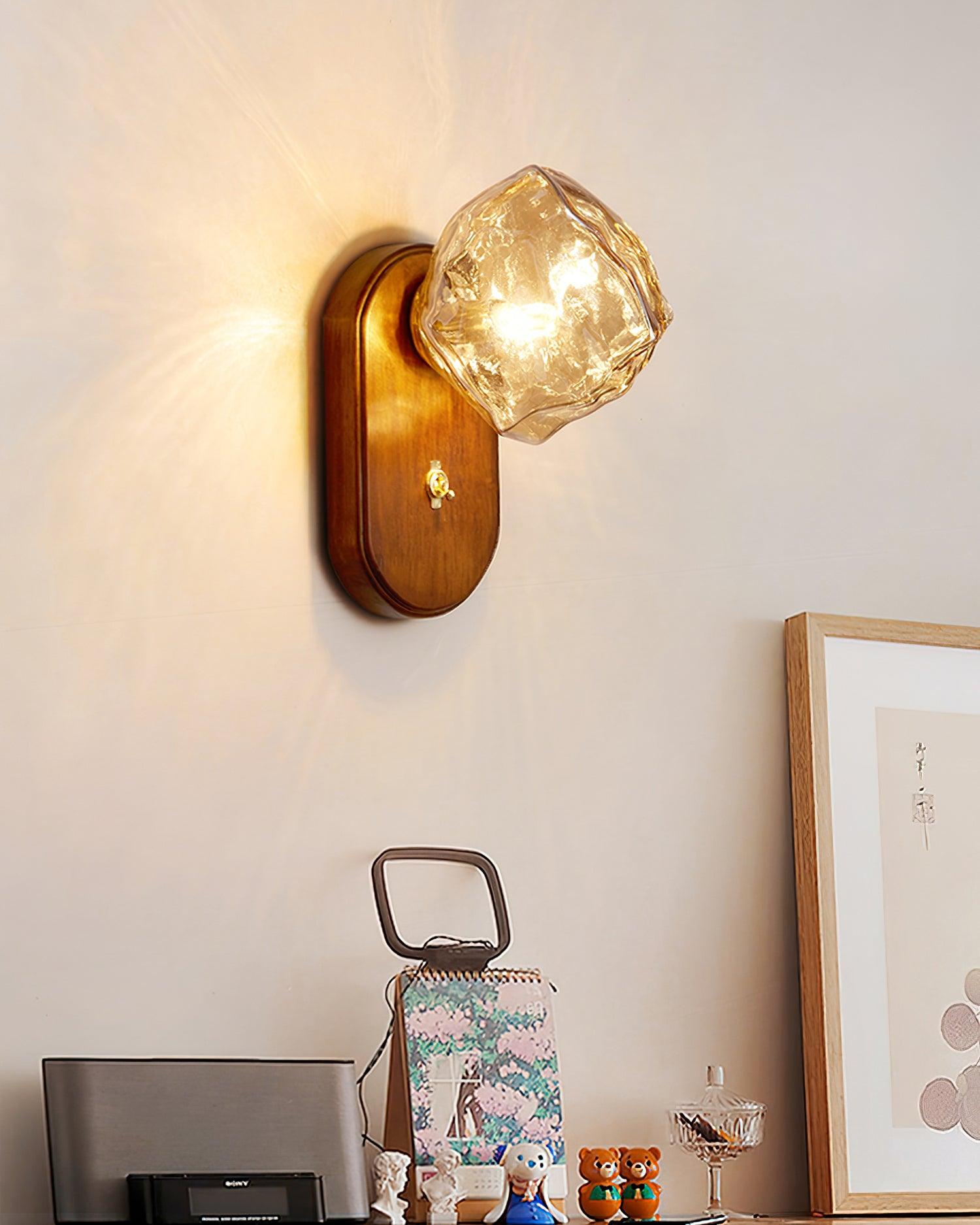 Ice Wall Lamp Cubes Faceted Cube - Letslighting