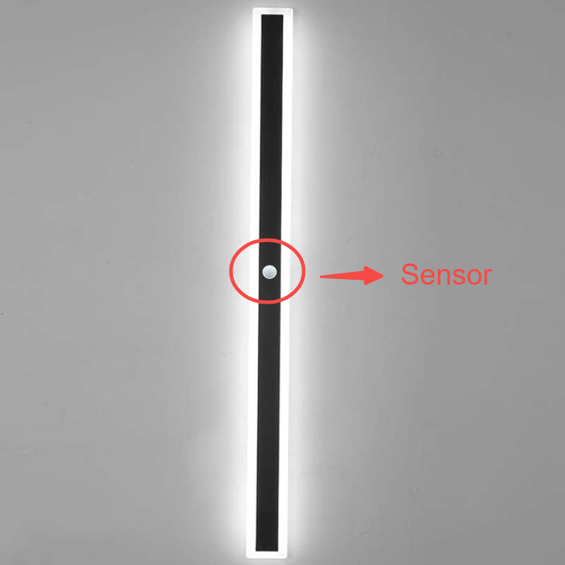 Arisha Radiation Linear Acrylic Outdoor Wall Lamp Garden Corridor - Letslighting