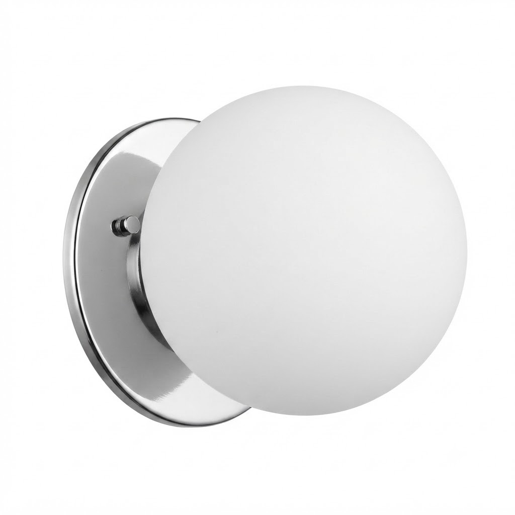 Pearl Wall Lamp Brass&Glass