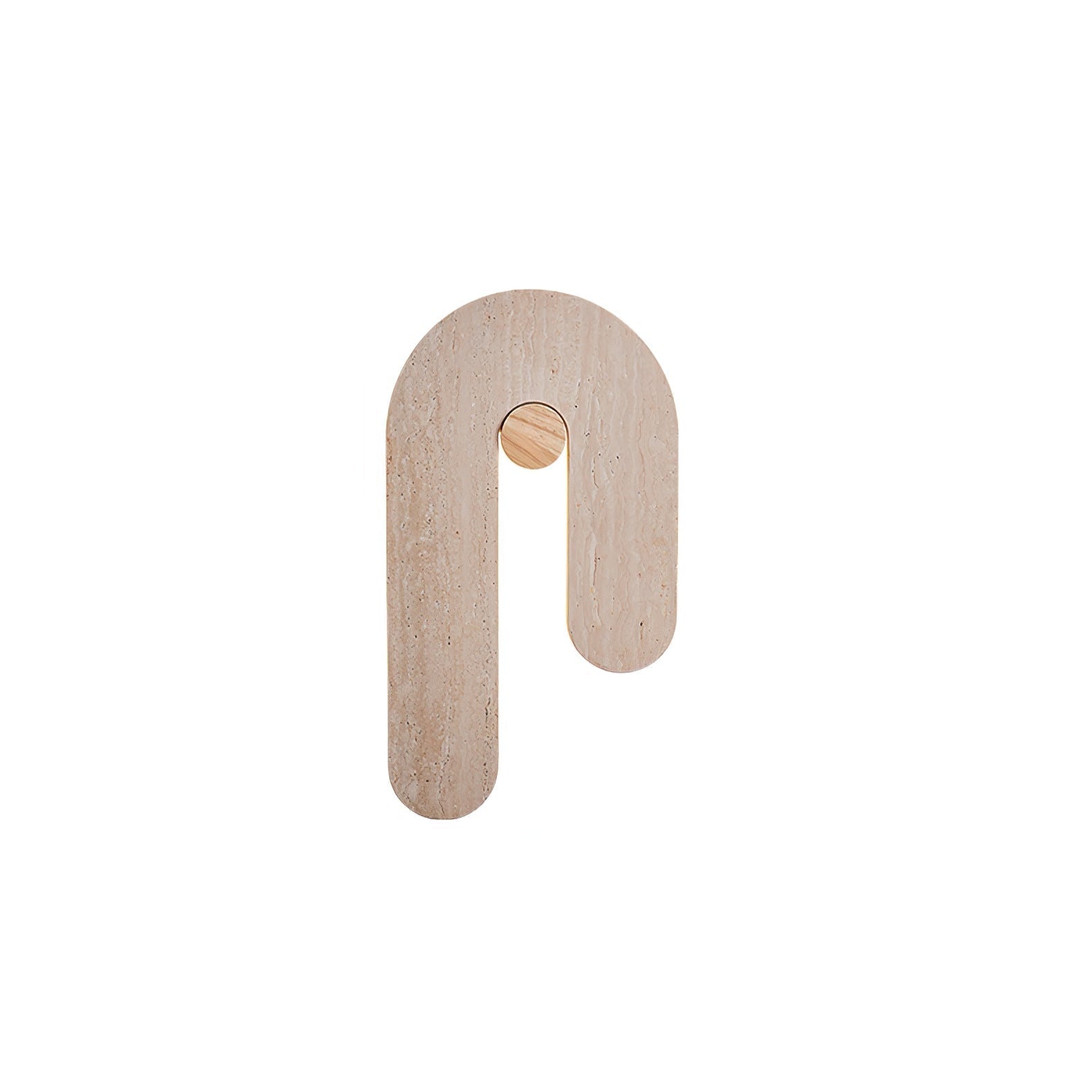 Ithaus Travertine Circular Wall Light