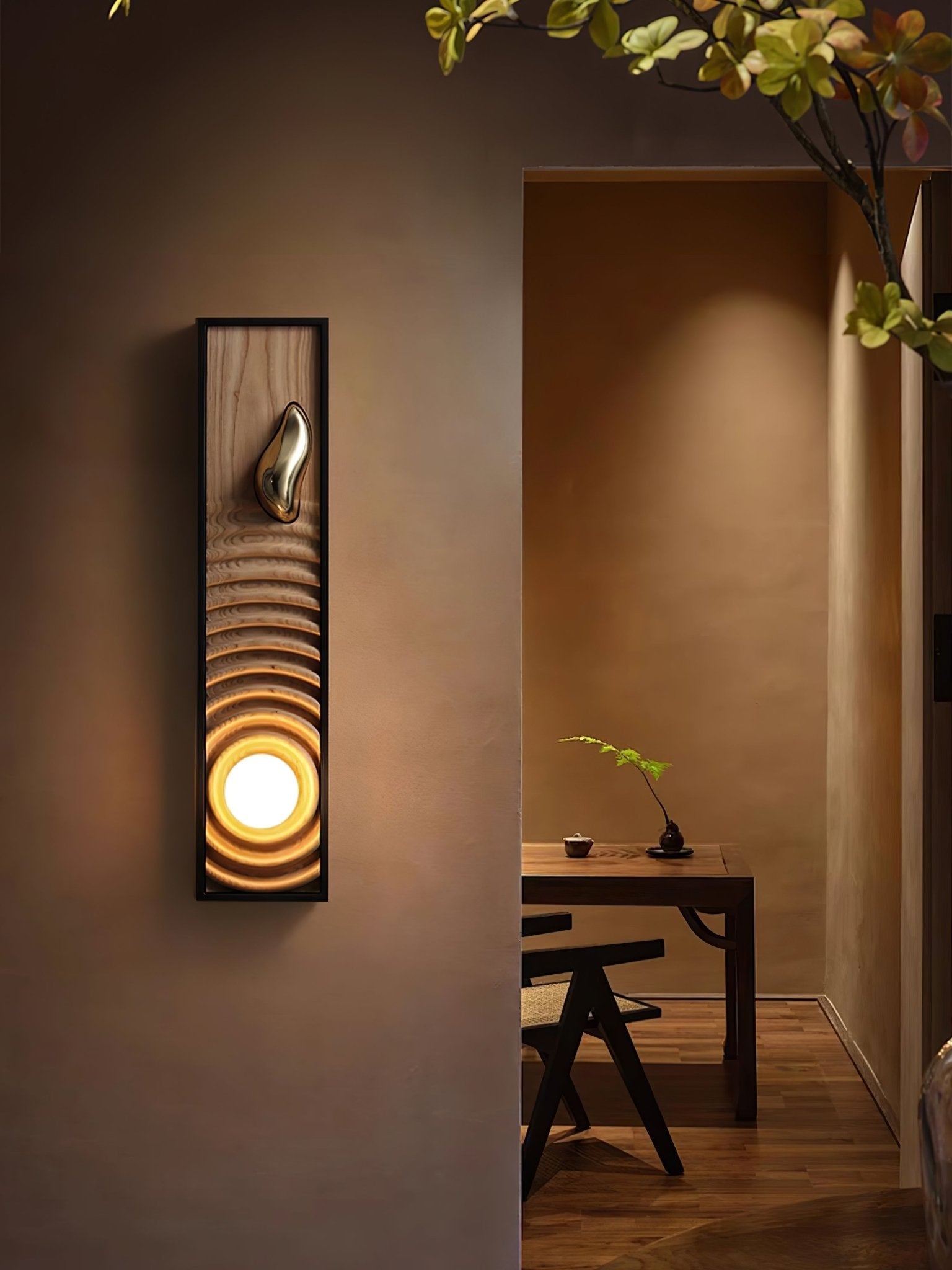 Caleb Vintage Wood Wall Lamp - Letslighting
