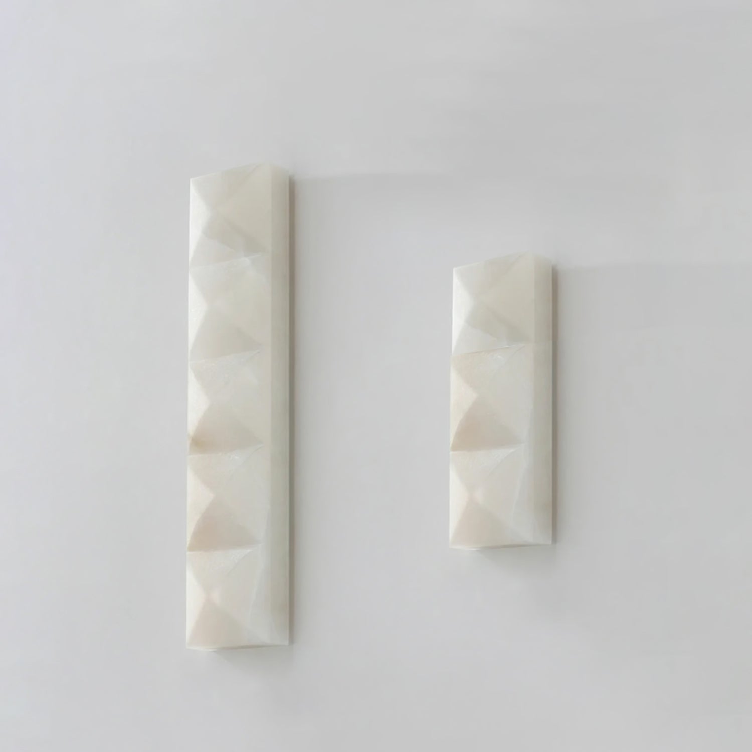 Dione Geometric Alabaster Wall Light