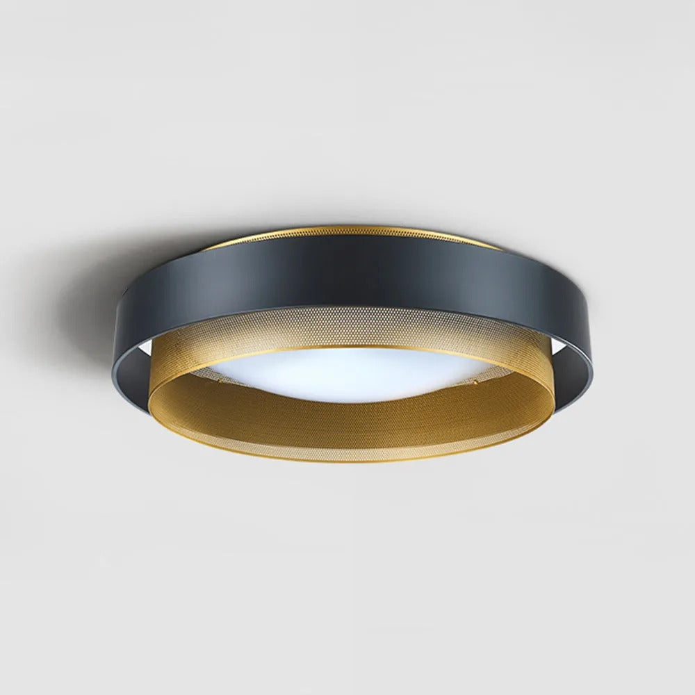Arisha Modern Ring Metal Acrylic Flush Mount Ceiling Light