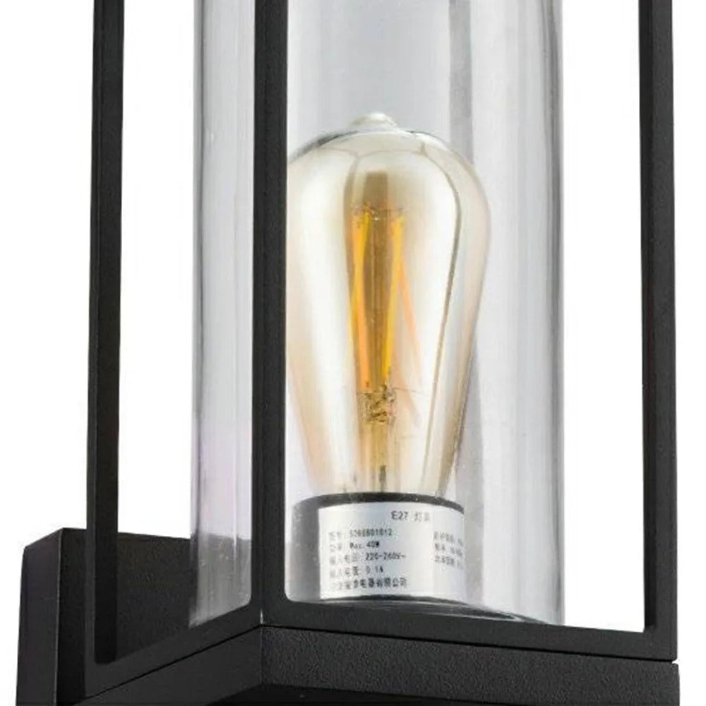 Silva Modern Rectangular Metal Outdoor Wall Lamp