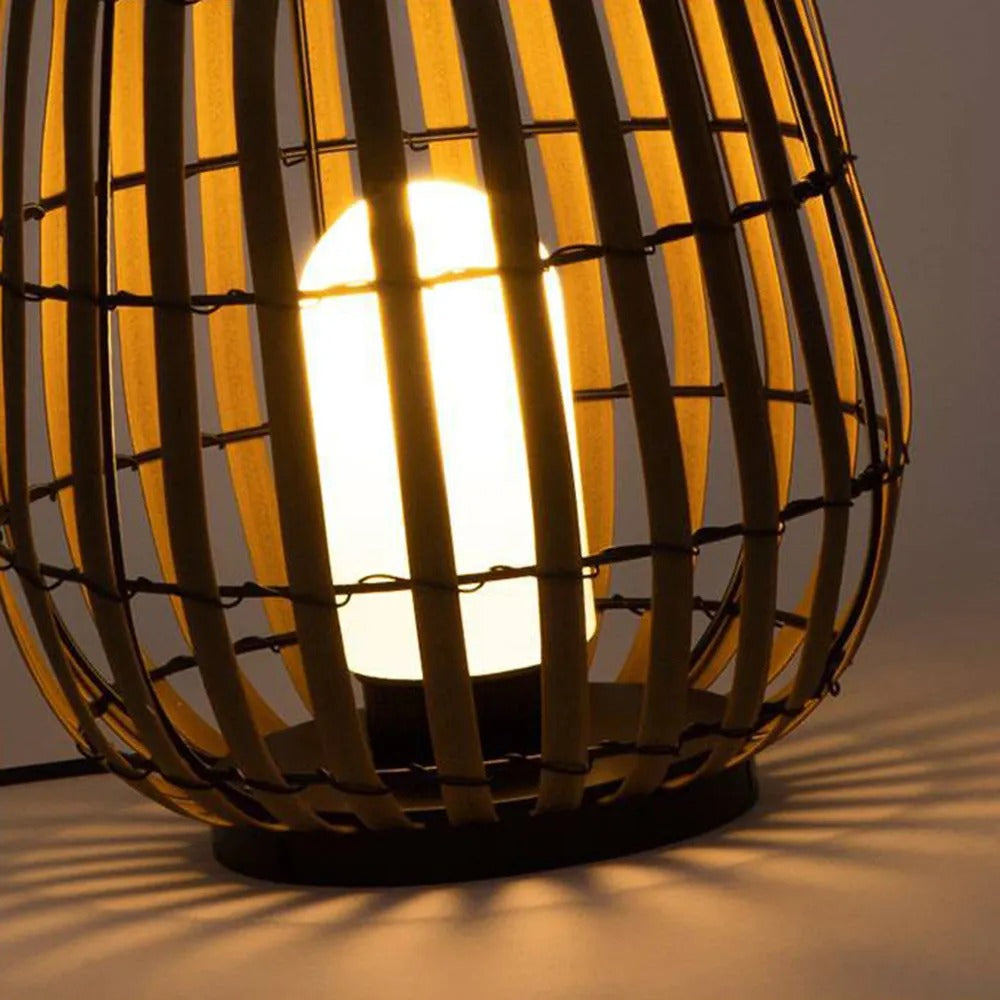 Ritta Retro Lantern Solar Rechargeable Outdoor Floor Lamp