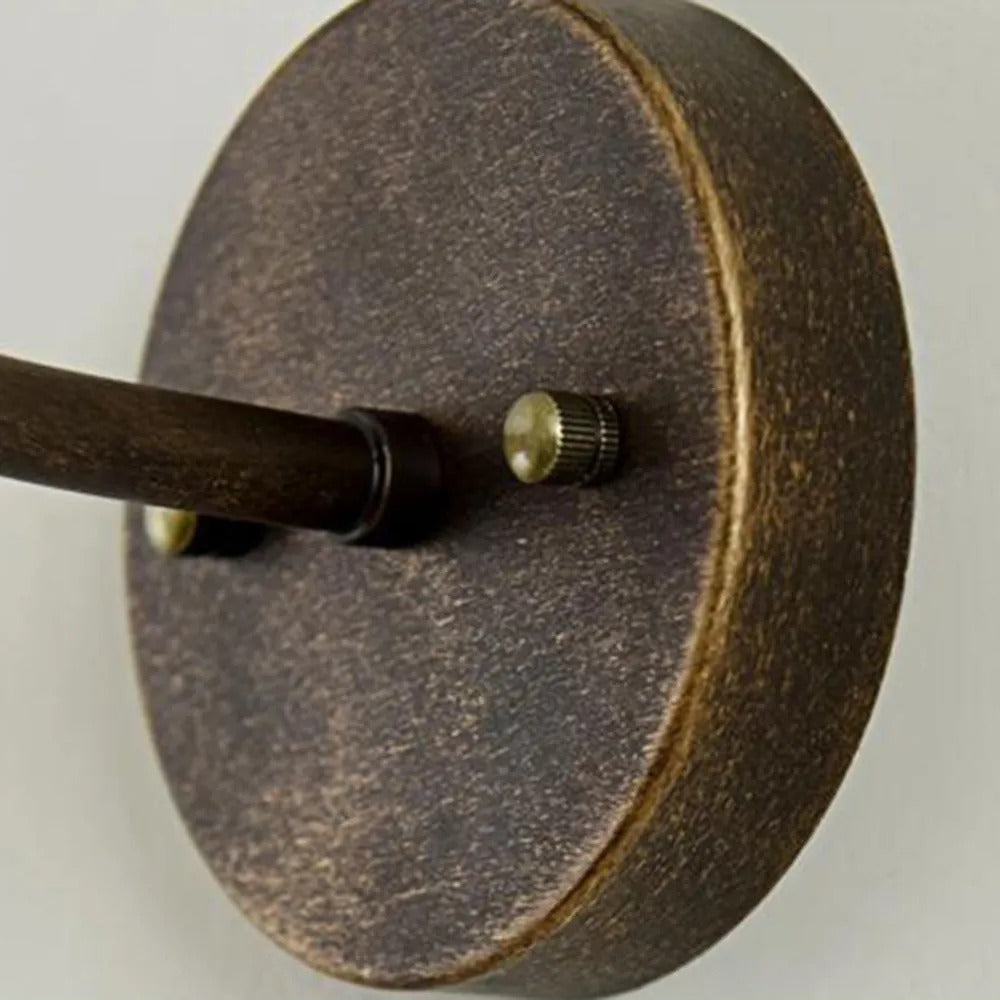 Epoch Rustic Bowl Shaped Wall Lamp, Antique Brass - Letslighting