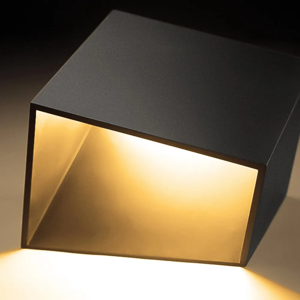 Ray Modern Irregular Metal Acrylic Solar Outdoor Ground Light