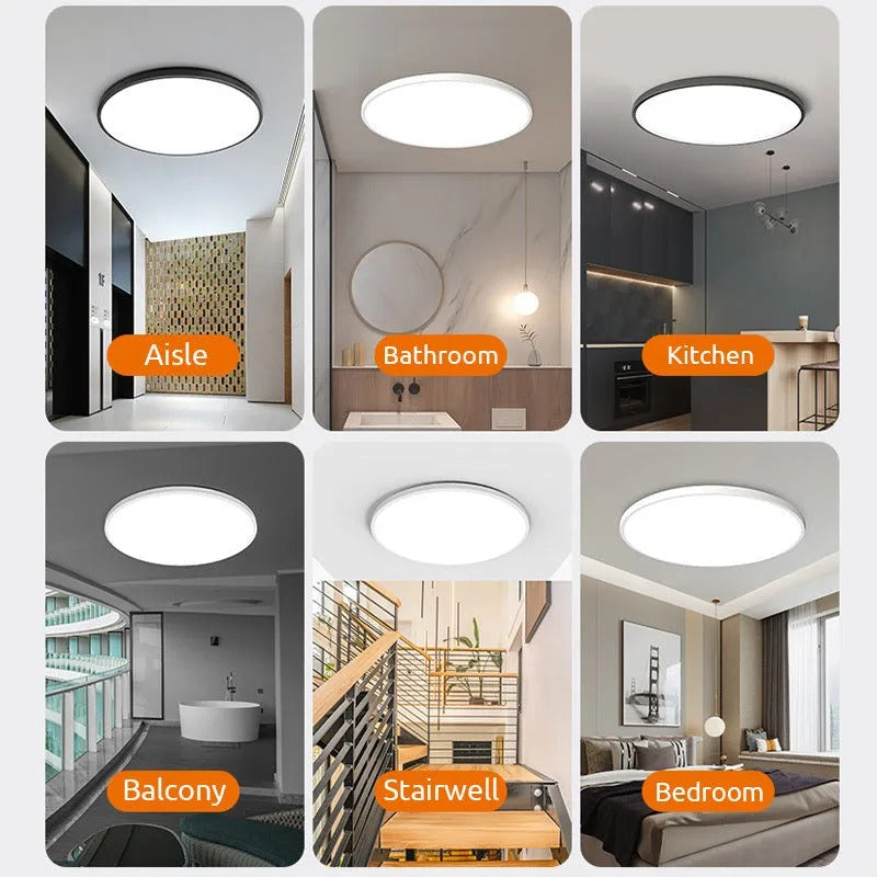Arisha Round Bathroom Led Ceiling Light - Letslighting