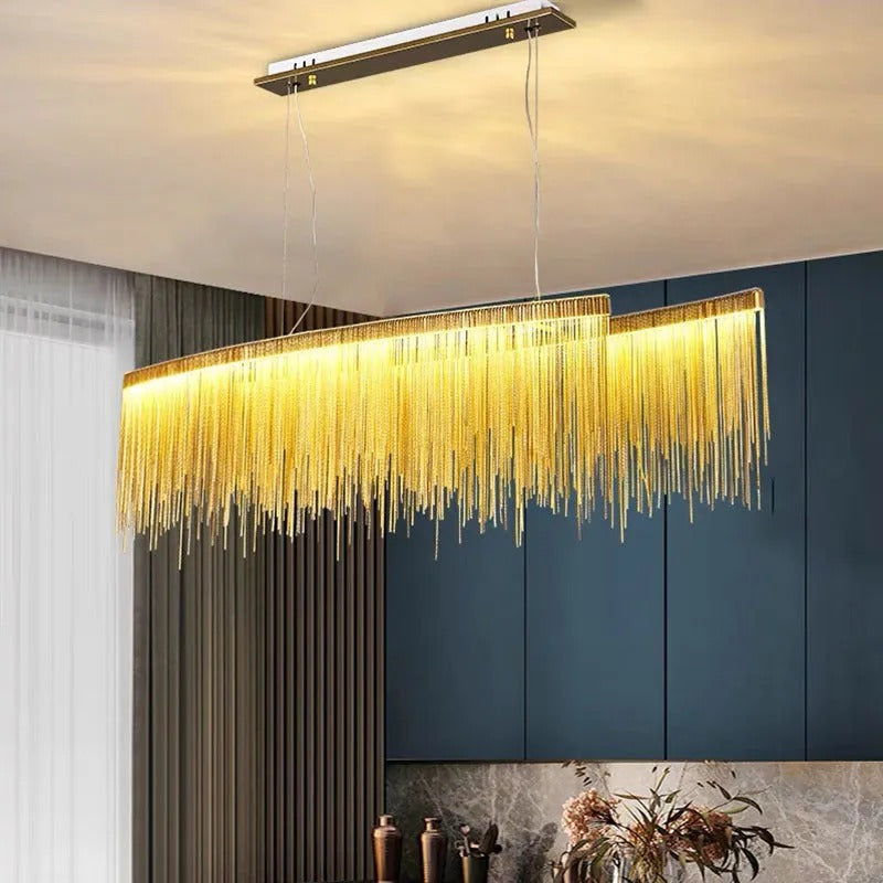 Kristy Luxury Tassel Acrylic Pendant Light - Letslighting