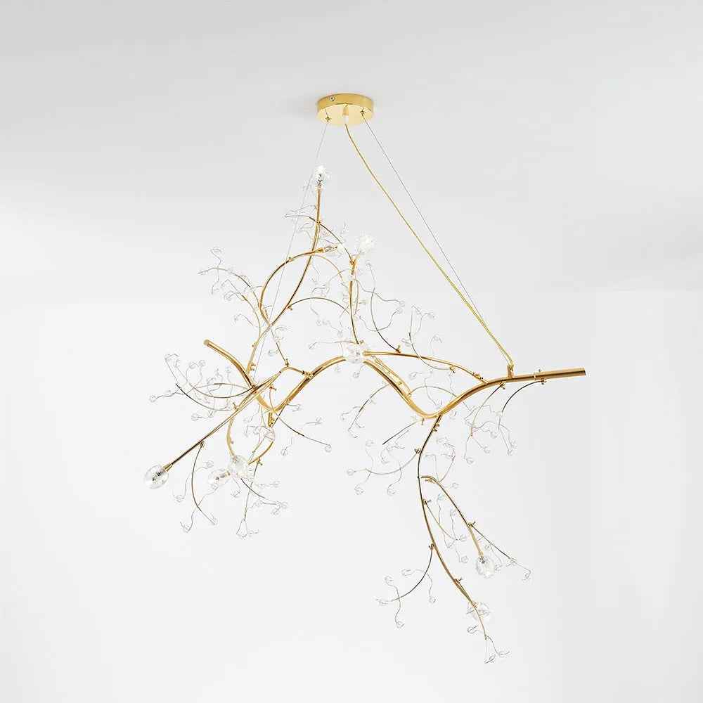 Olivia Romantic Art Deco Branch Pendant Light Living Room - Letslighting