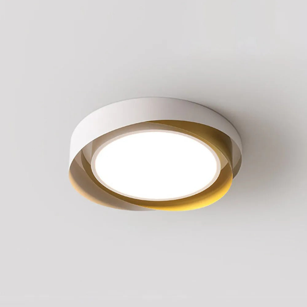 Arisha Modern Geometric Acrylic Flush Mount Ceiling Light - Letslighting