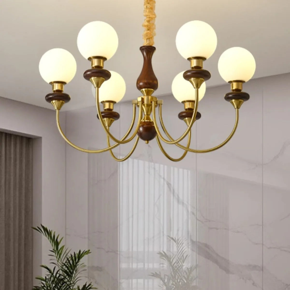 Silva Modern Luxury Decorative LED Chandelier Metal Living Room