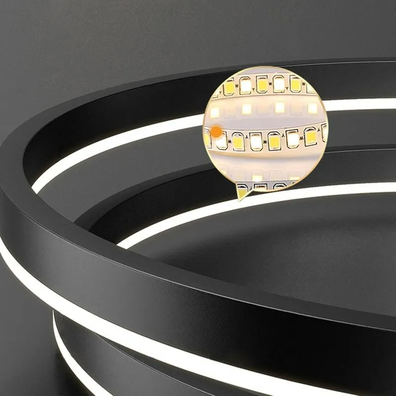 Arisha 3-Rings Modern Pendant Light