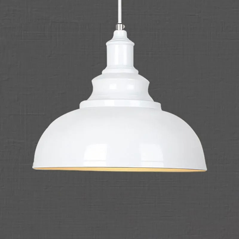 Arisha Pendant Light Dome Industrial Metal Copper - Letslighting