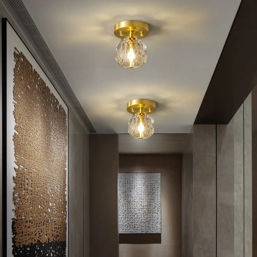 Kristy Luxury Diamond Acrylic Flush Mount Ceiling Light - Letslighting